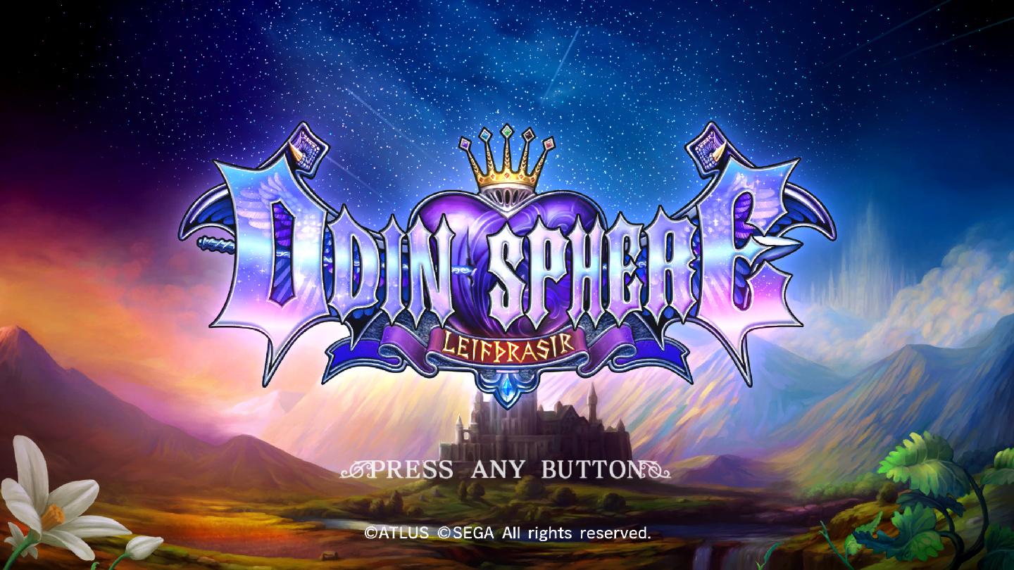 Odin Sphere Leifthrasir title screen for Playstation 3