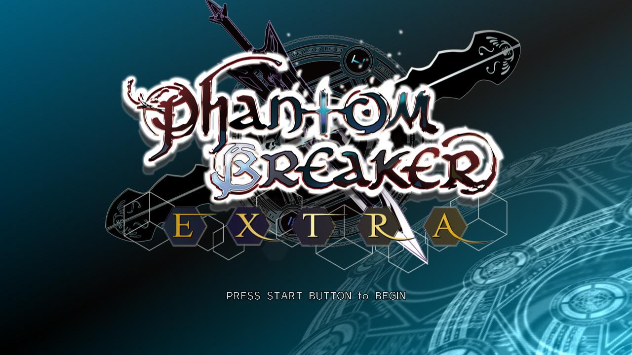 Phantom Breaker: Extra title screen for Playstation 3