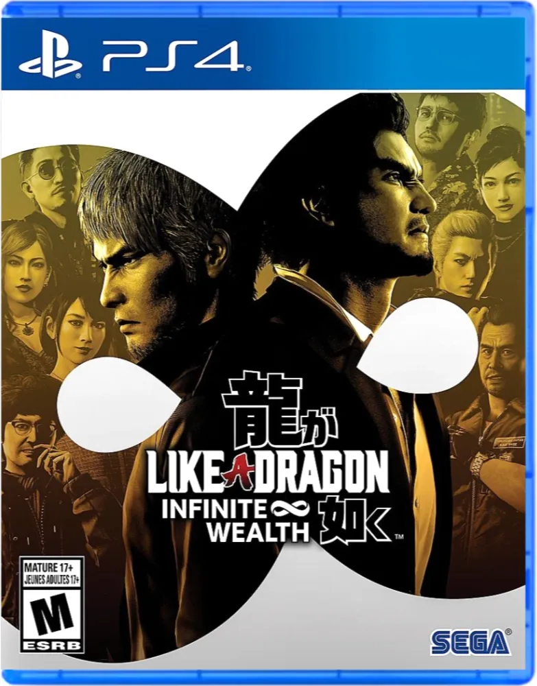 Like A Dragon: Infinite Wealth box art for Playstation 4