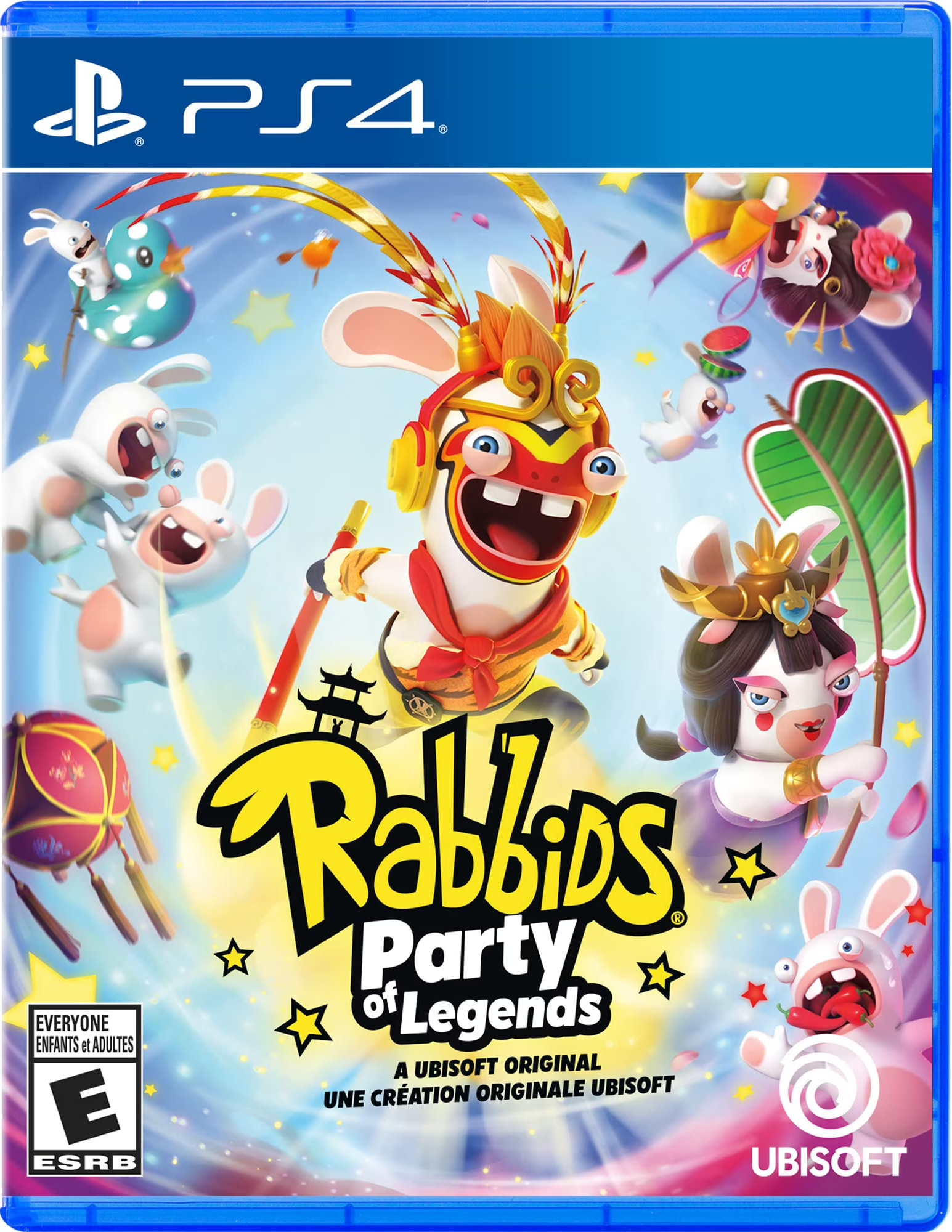 Rabbids Party of Legends box art for Playstation 4