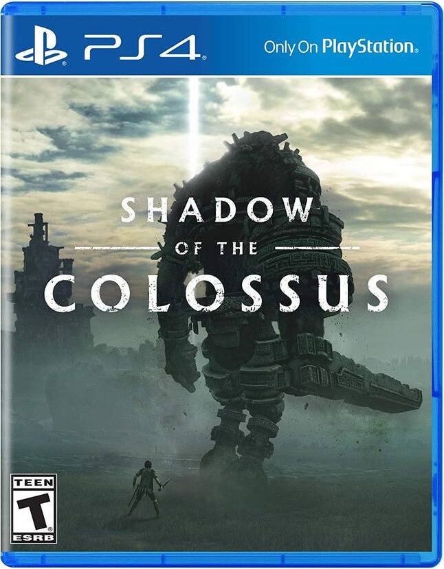 Shadow of the Colossus box art for Playstation 4