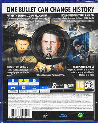 Sniper Elite V2 Remastered box art for Playstation 4