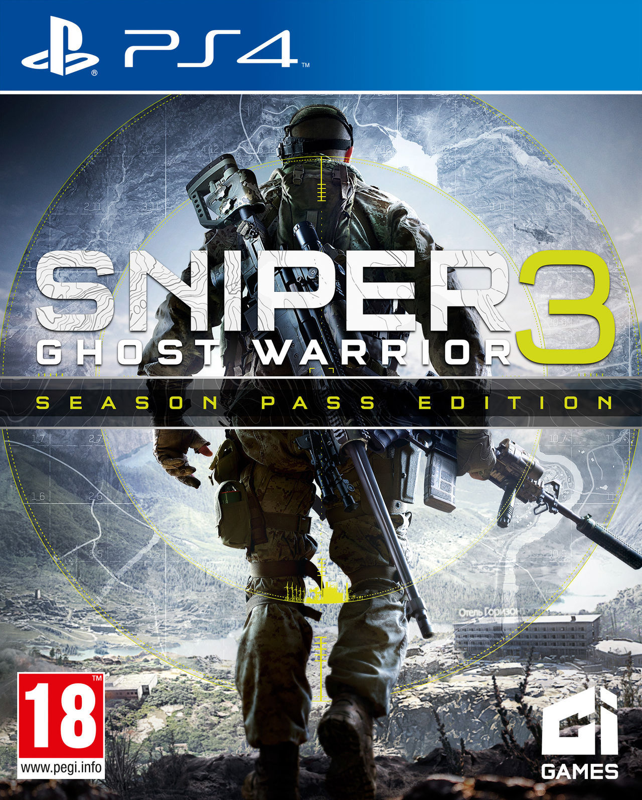 Sniper Ghost Warrior 3 box art for Playstation 4