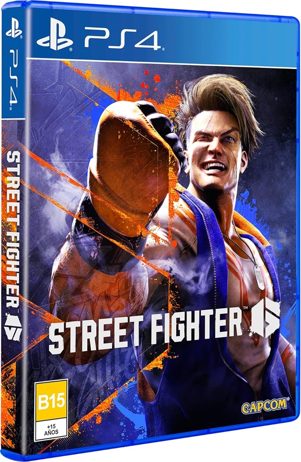 Street Fighter 6 box art for Playstation 4