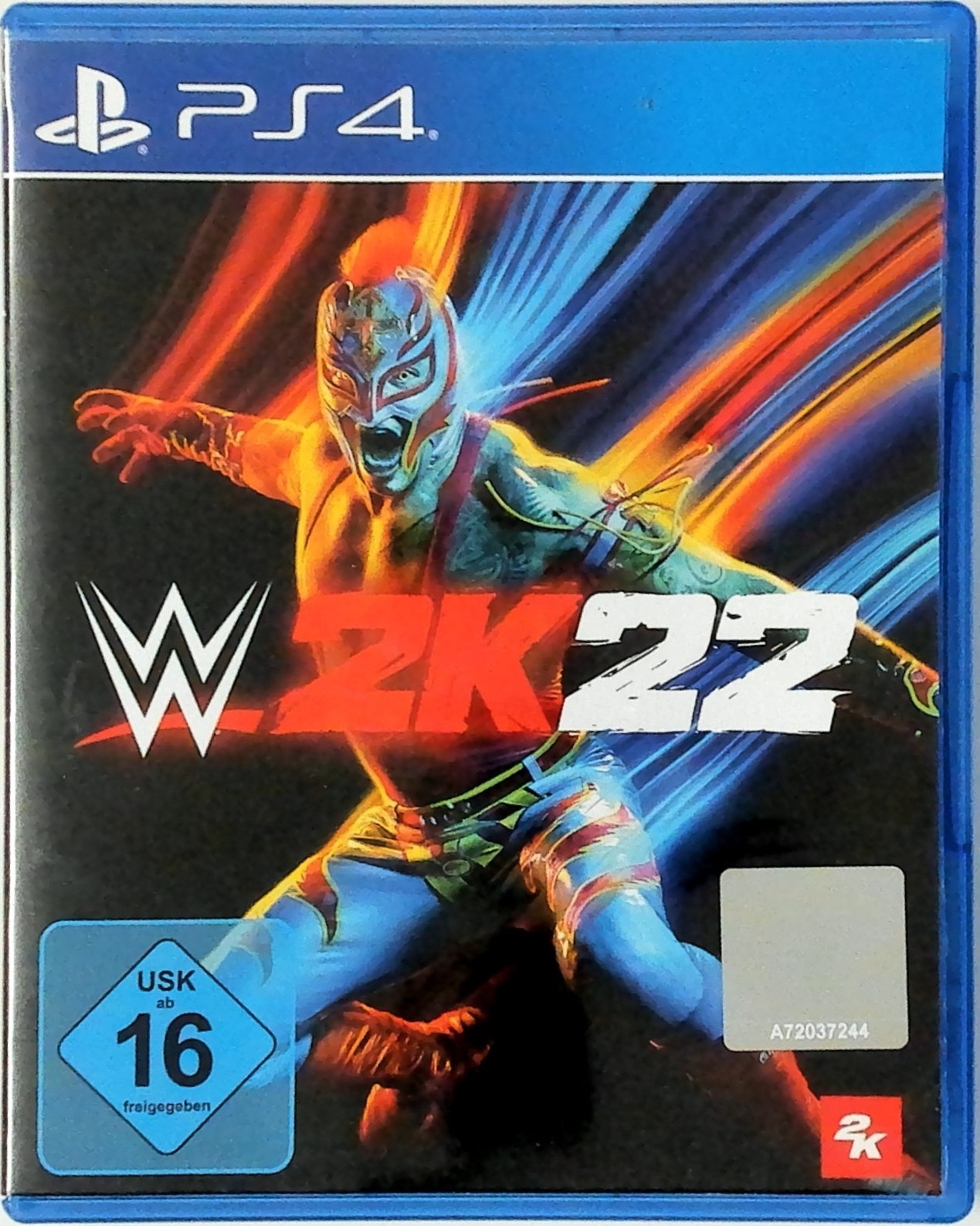 WWE 2K22 box art for Playstation 4