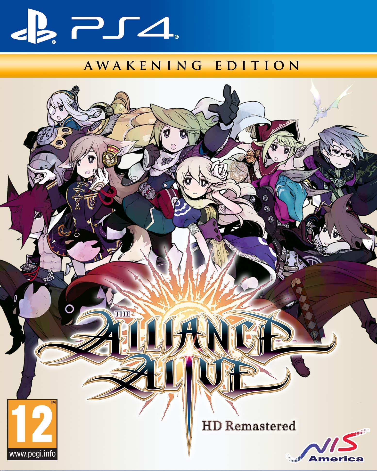 Alliance Alive HD Remastered box art for Playstation 4