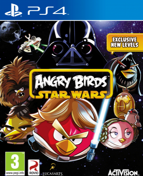Angry Birds Star Wars box art for Playstation 4