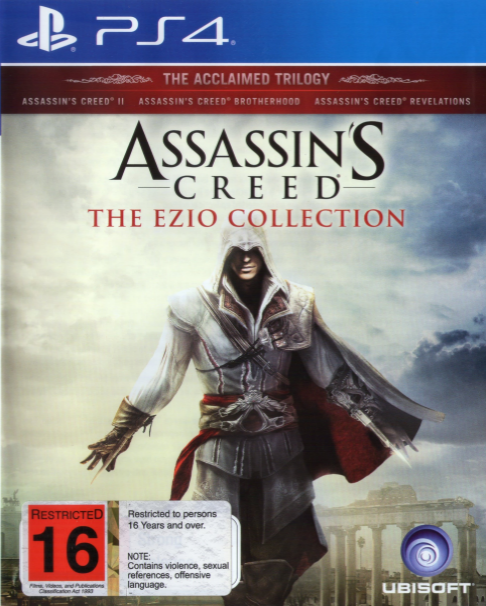 Assassin's Creed The Ezio Collection box art for Playstation 4