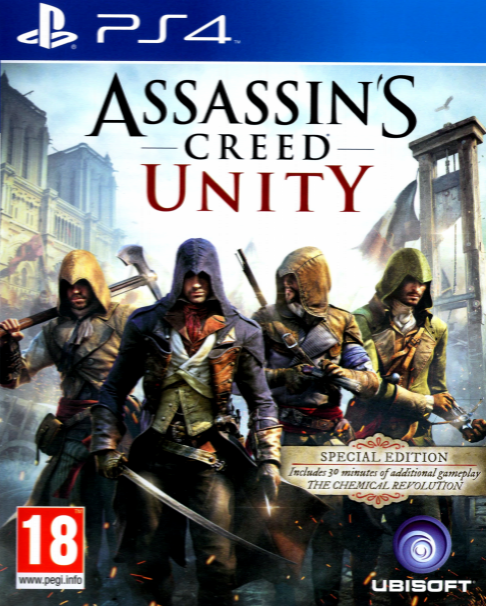Assassin's Creed: Unity box art for Playstation 4