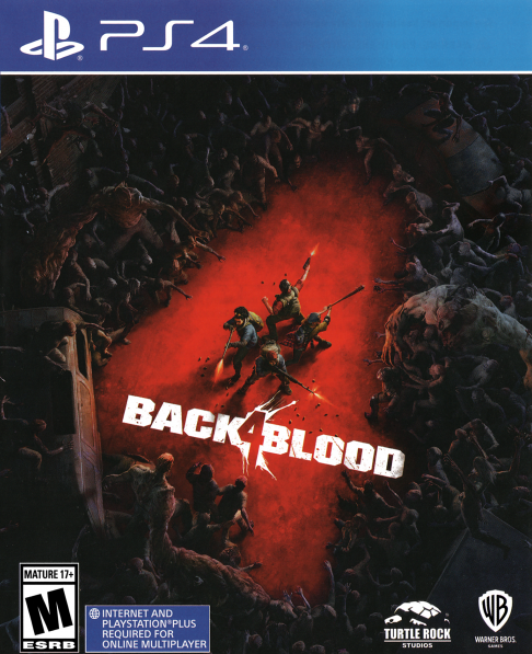 Back 4 Blood box art for Playstation 4