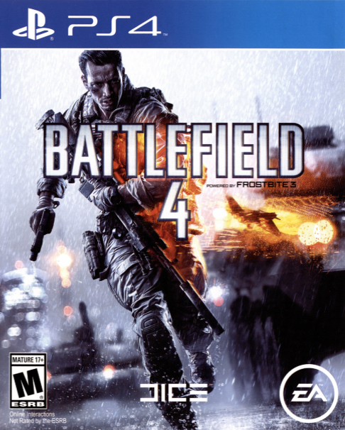 Battlefield 4 box art for Playstation 4