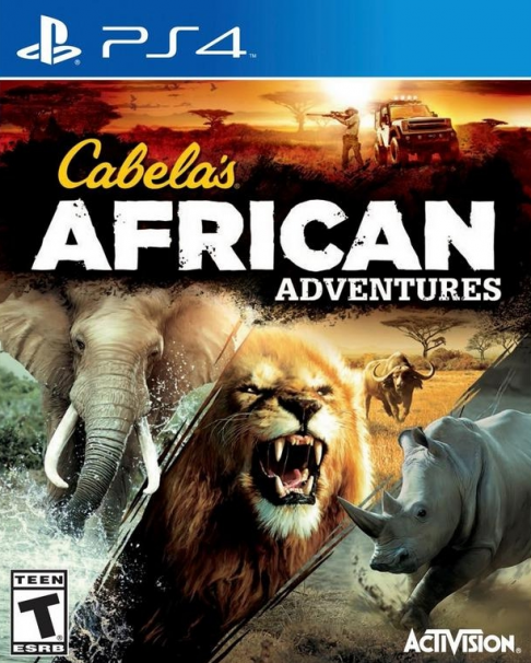 Cabela's African Adventures box art for Playstation 4