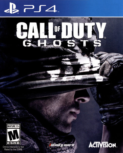 Call of Duty Ghosts box art for Playstation 4