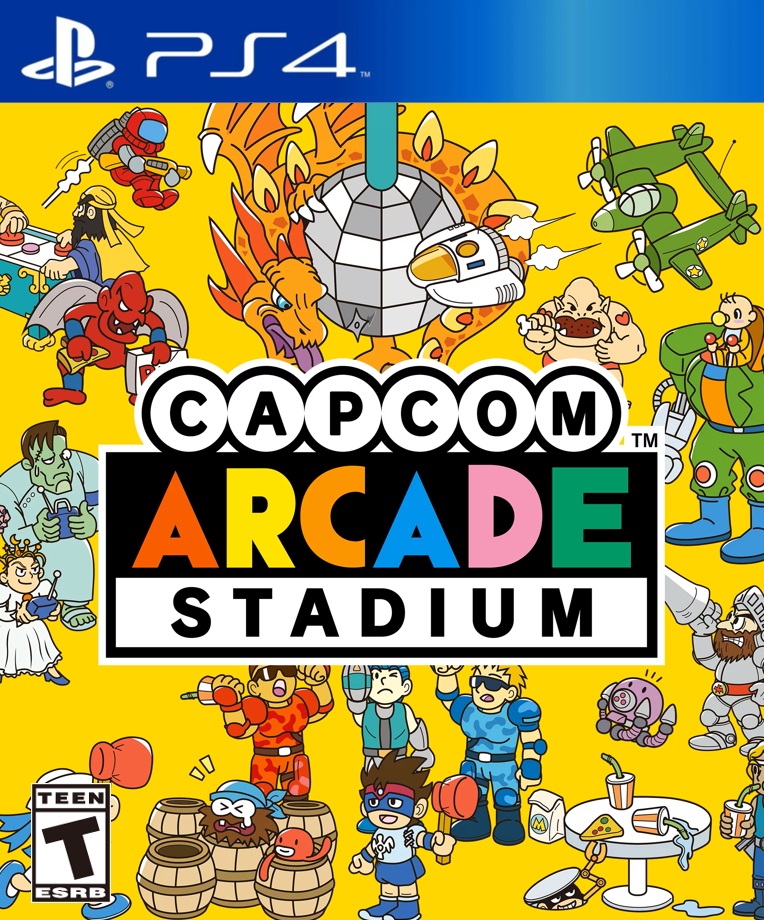 Capcom Arcade Stadium box art for Playstation 4
