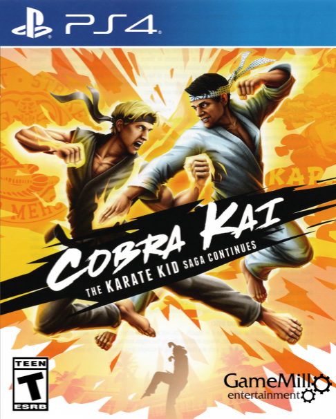 Cobra Kai: The Karate Kid Saga Continues box art for Playstation 4