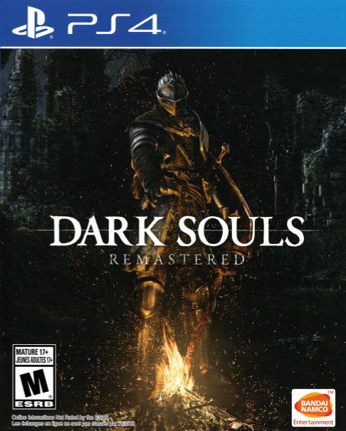 Dark Souls Remastered box art for Playstation 4
