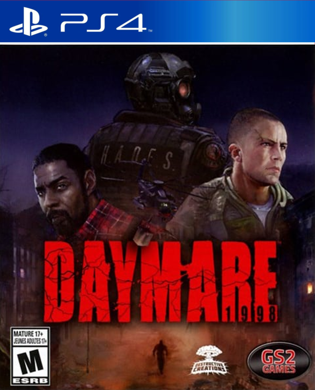 Daymare 1998 box art for Playstation 4