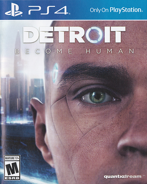 Detroit Become Human box art for Playstation 4