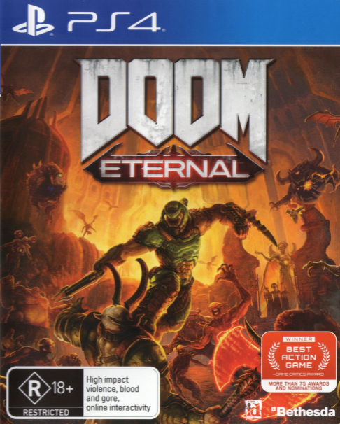 Doom Eternal box art for Playstation 4
