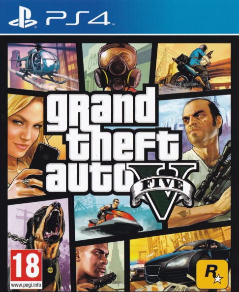 Grand Theft Auto V [Premium Edition] box art for Playstation 4
