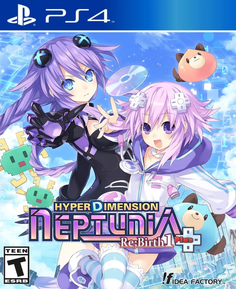 Hyperdimension Neptunia Re;Birth1+ box art for Playstation 4