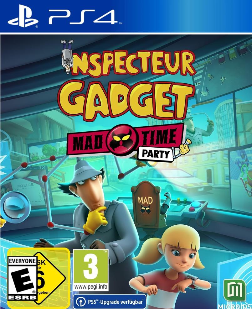 Inspector Gadget: Mad Time Party box art for Playstation 4
