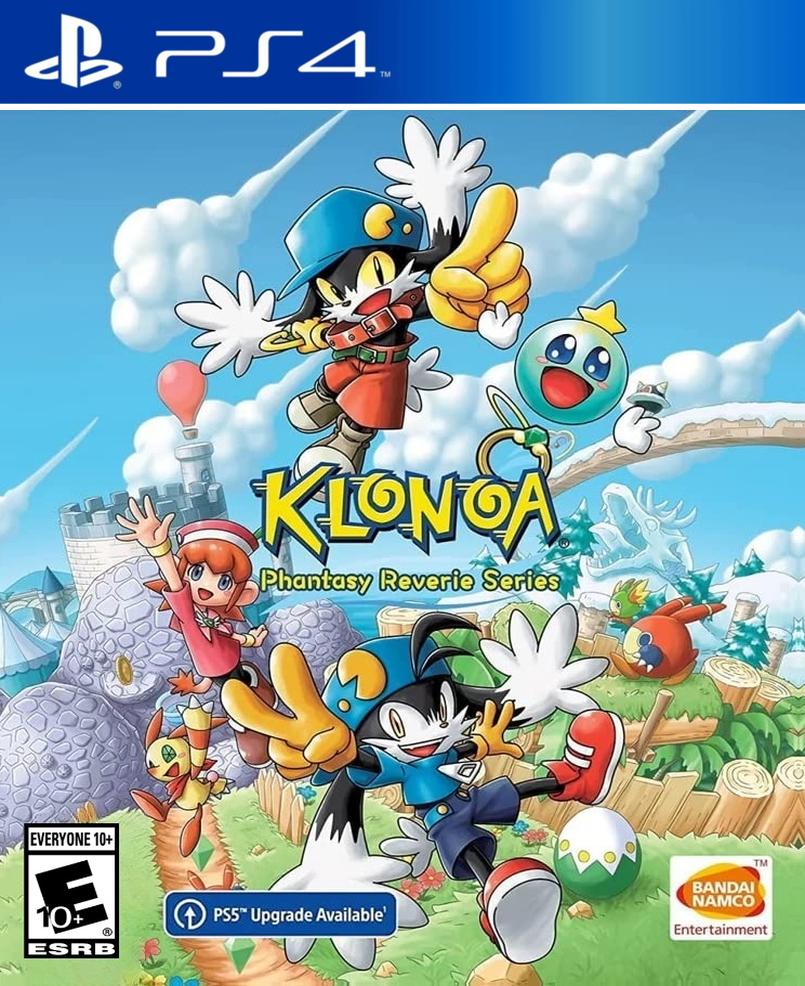 Klonoa Phantasy Reverie Series box art for Playstation 4