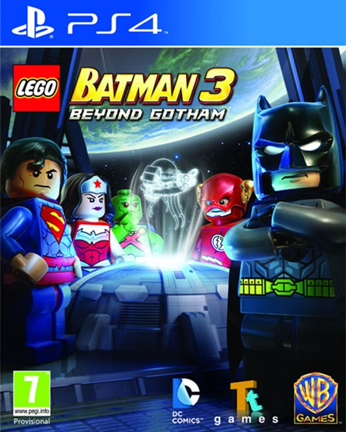 LEGO Batman 3 Beyond Gotham box art for Playstation 4