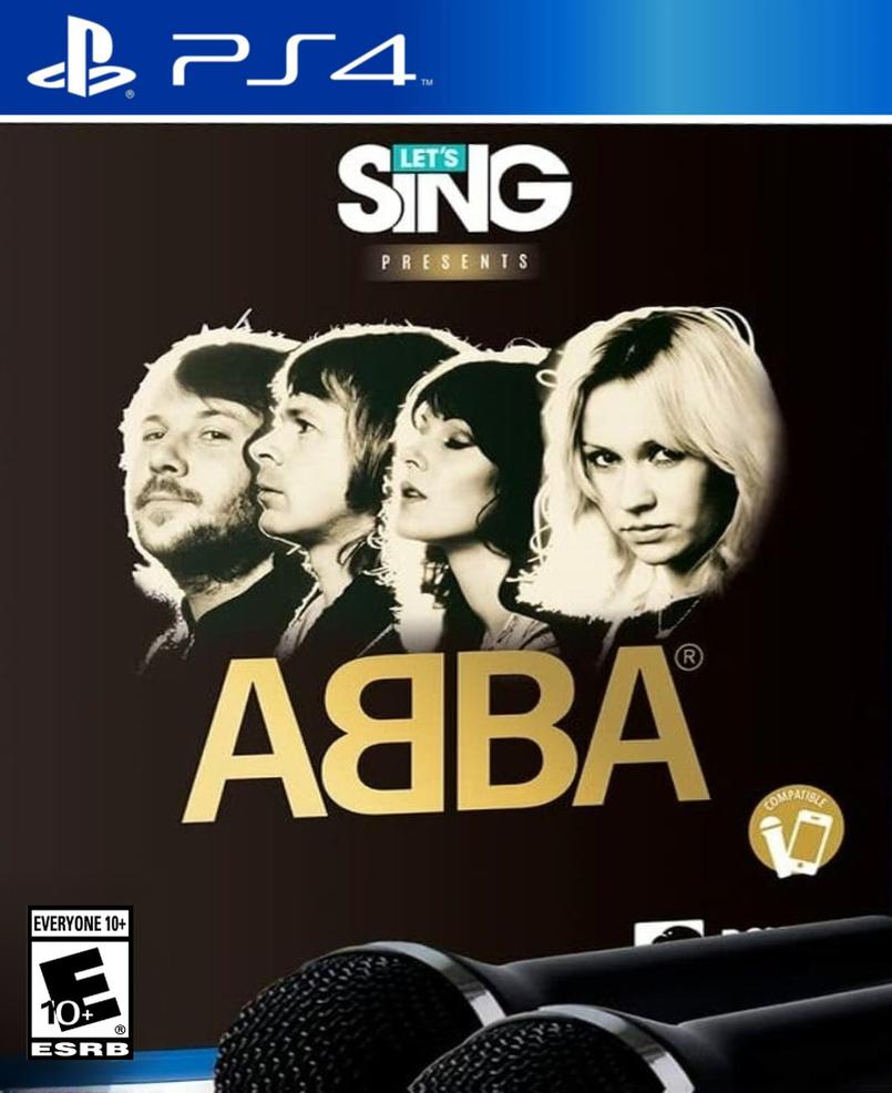 Let's Sing - ABBA box art for Playstation 4