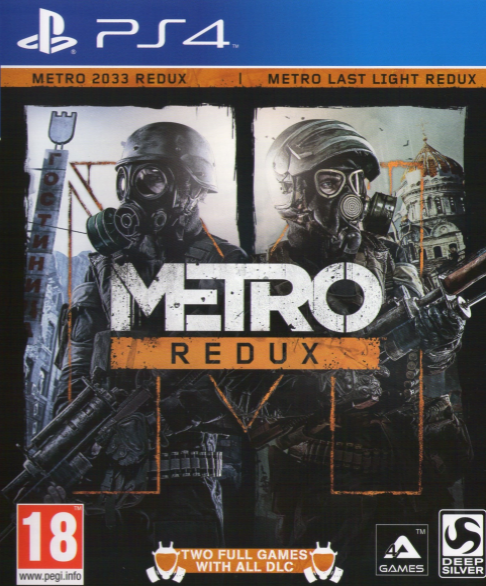 Metro Redux box art for Playstation 4