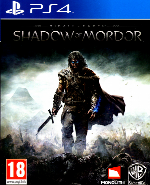 Middle-earth Shadow of Mordor box art for Playstation 4