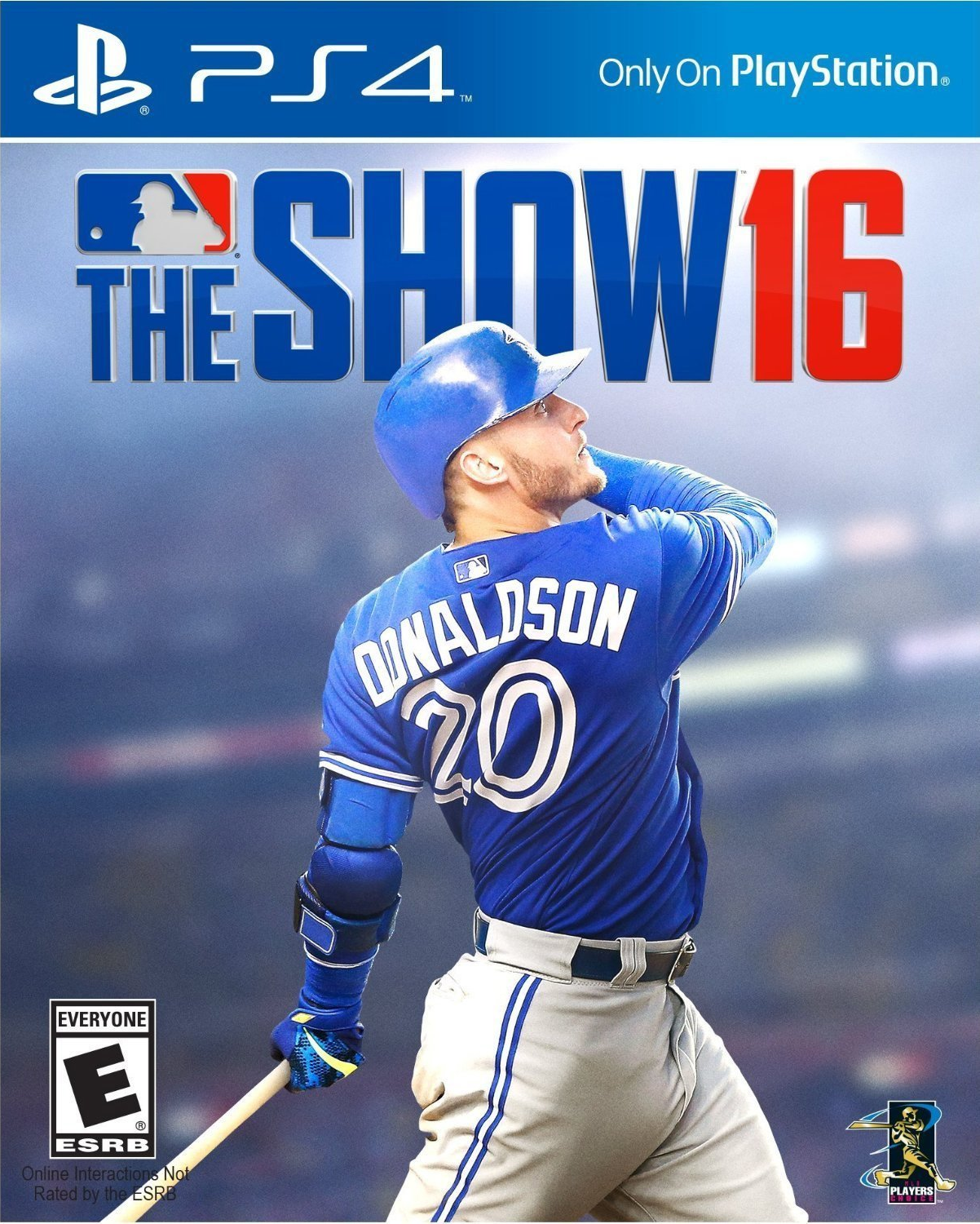 MLB 16: The Show box art for Playstation 4