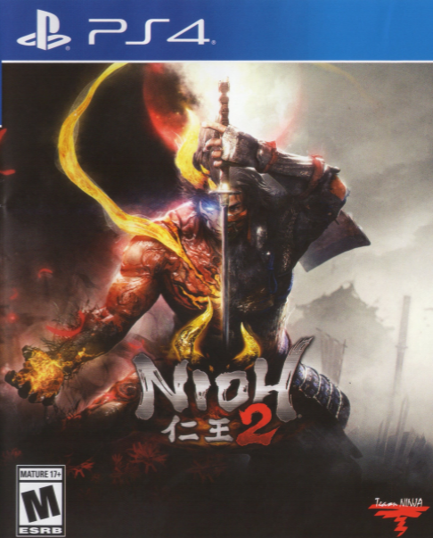 Nioh 2 box art for Playstation 4