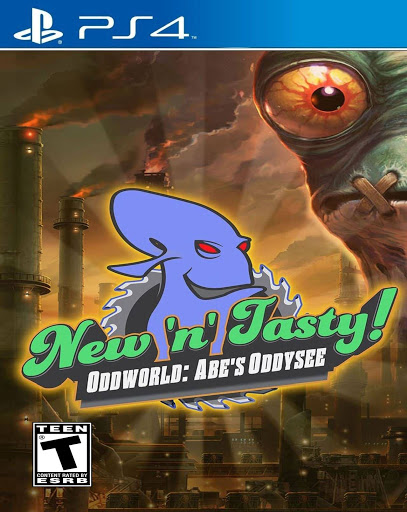 Oddworld New 'n Tasty box art for Playstation 4