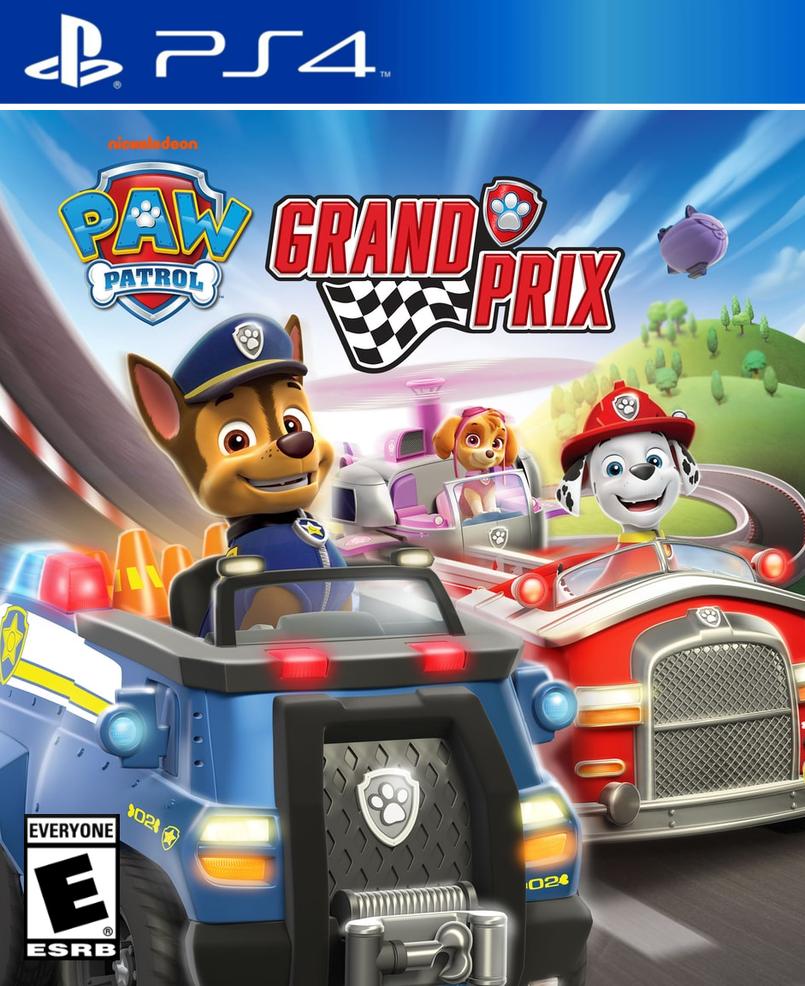 Paw Patrol Grand Prix box art for Playstation 4