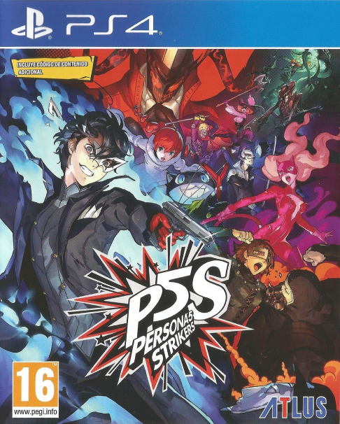 Persona 5 Strikers box art for Playstation 4