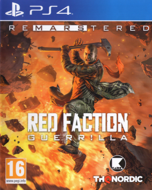 Red Faction: Guerrilla Re-Mars-tered box art for Playstation 4