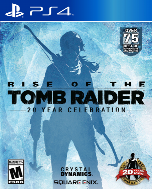 Rise of the Tomb Raider: 20 Year Celebration [Collector's Edition] box art for Playstation 4