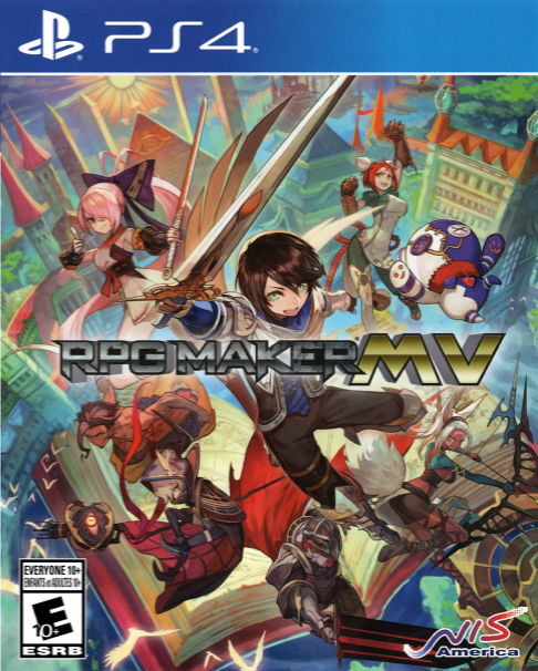RPG Maker MV box art for Playstation 4