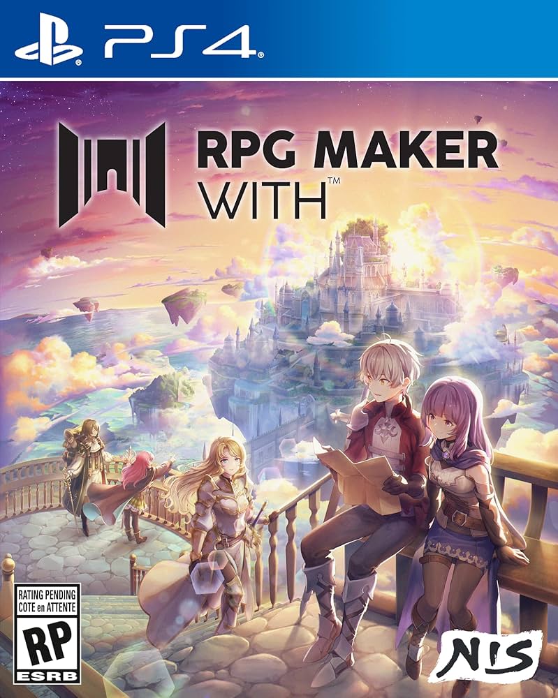 RPG Maker WITH box art for Playstation 4