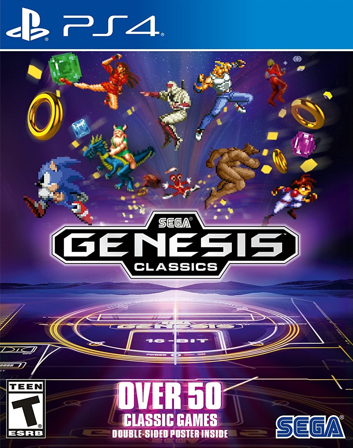 Sega Mega Drive Classics box art for Playstation 4