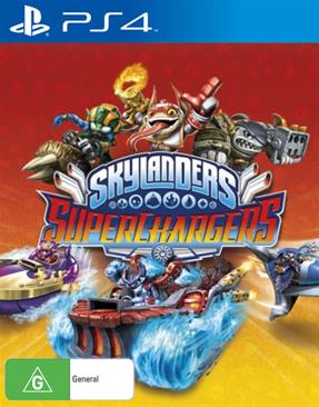 Skylanders SuperChargers: Dark Edition Starter Pack box art for Playstation 4