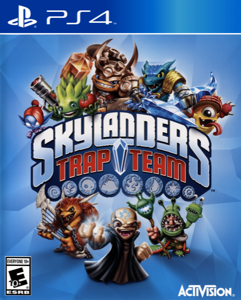 Skylanders Trap Team box art for Playstation 4