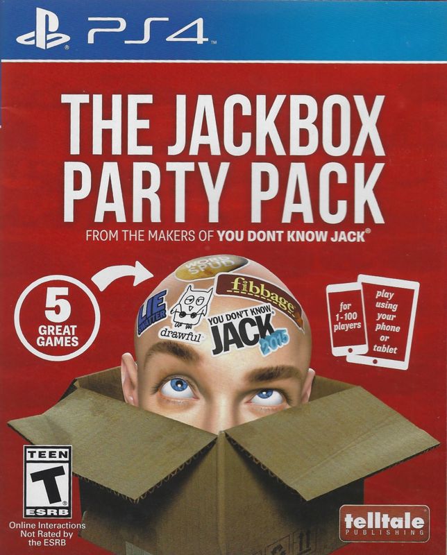 The Jackbox Party Pack box art for Playstation 4