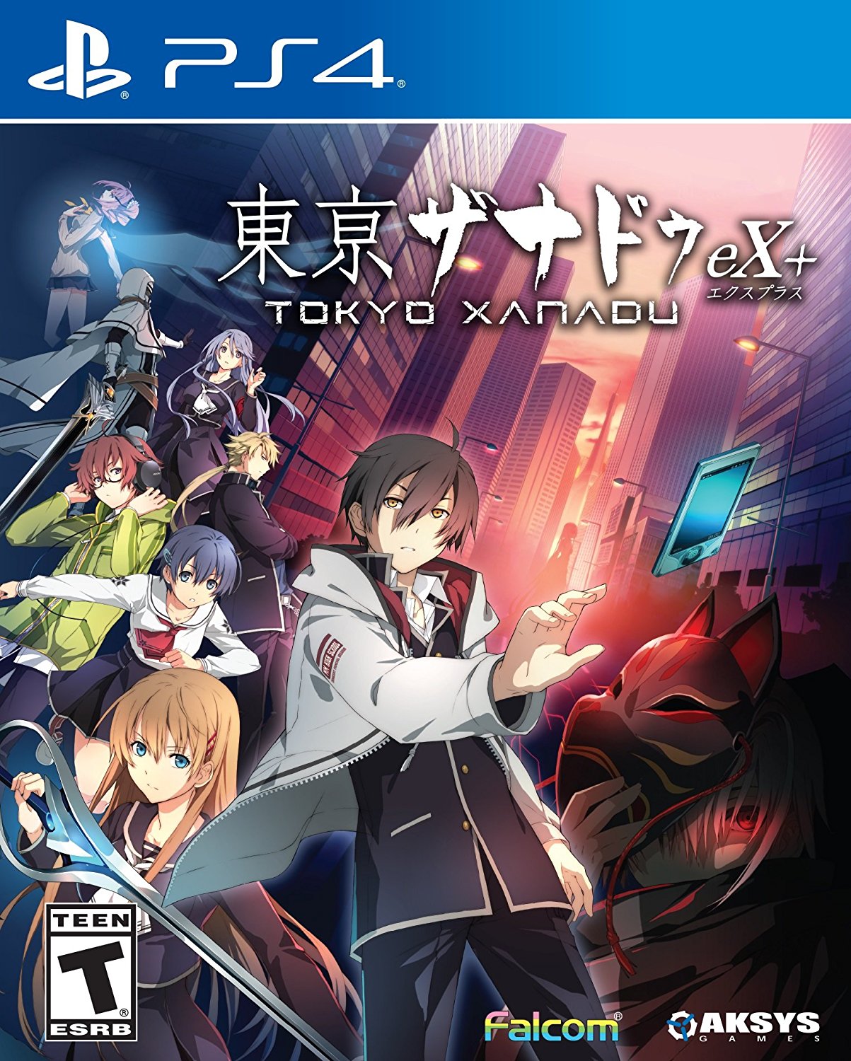 Tokyo Xanadu EX+ box art for Playstation 4