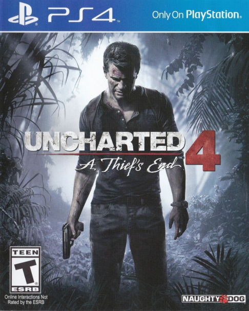 Uncharted 4 A Thief's End box art for Playstation 4