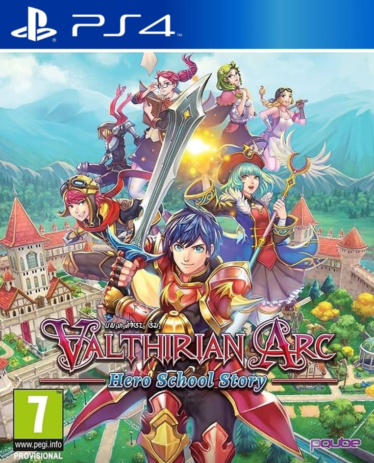 Valthirian Arc Hero School Story box art for Playstation 4