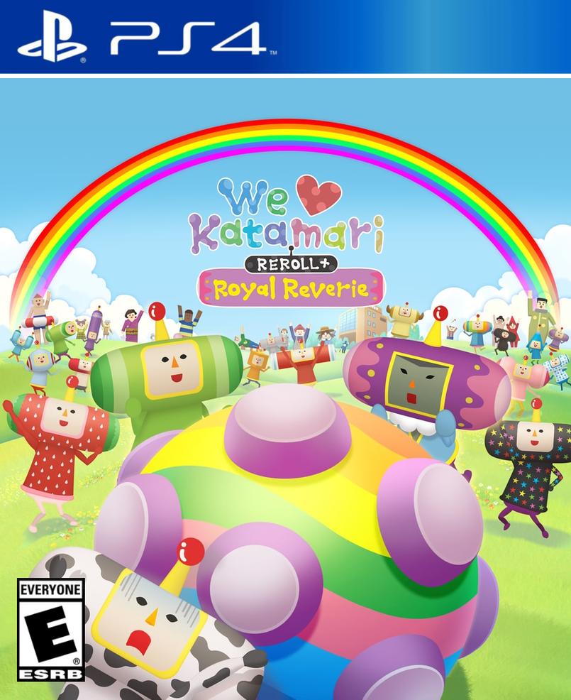 We Love Katamari Reroll + Royal Reverie box art for Playstation 4