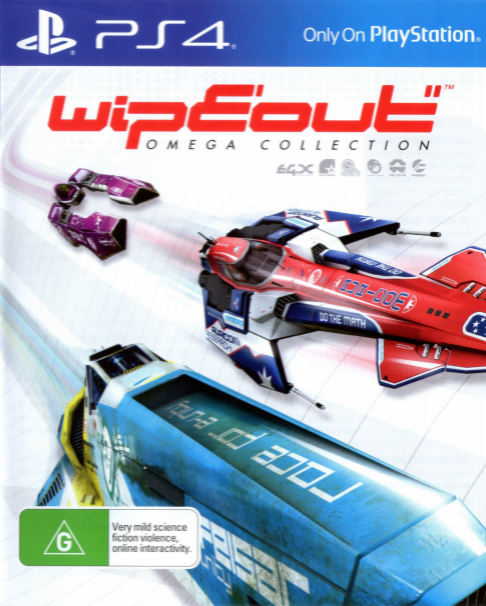 Wipeout Omega Collection box art for Playstation 4