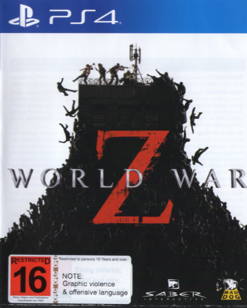 World War Z box art for Playstation 4
